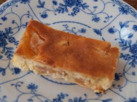 りんごのベイクドチーズケーキ